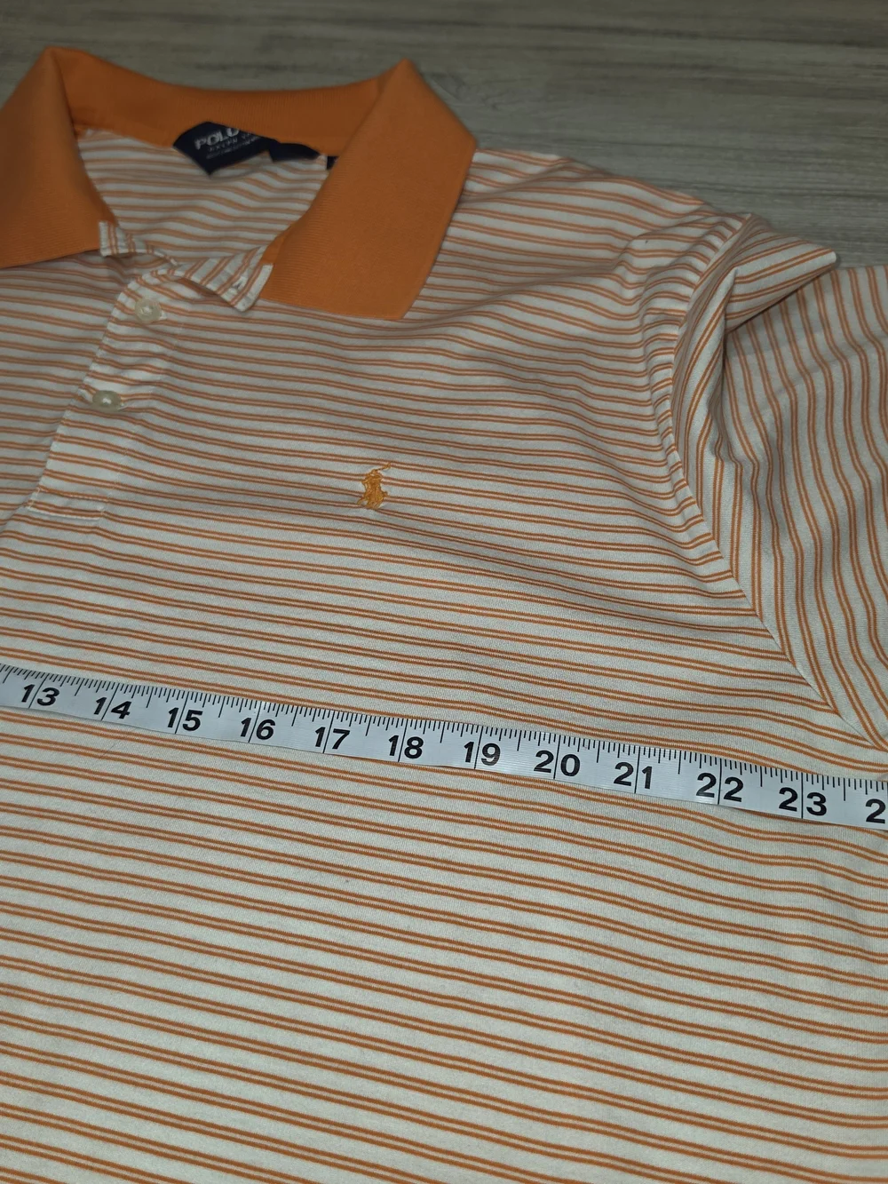 Polo Ralph Lauren Golf Short Sleeve Collared Shirt Men's Orange Size XL B7